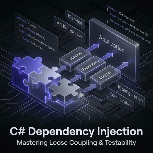 Couverture de Comprendre l'Injection de Dépendances dans .NET Core