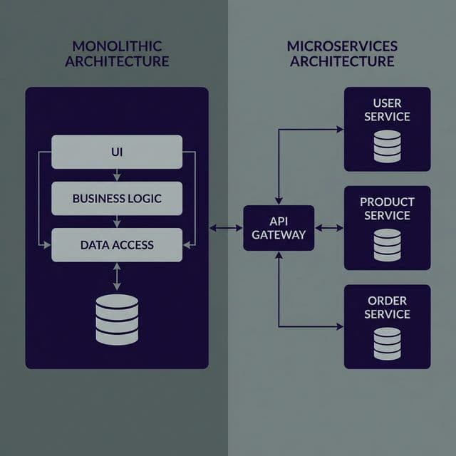 Couverture de Monolithe ou Microservices : Que choisir pour votre prochain projet ?